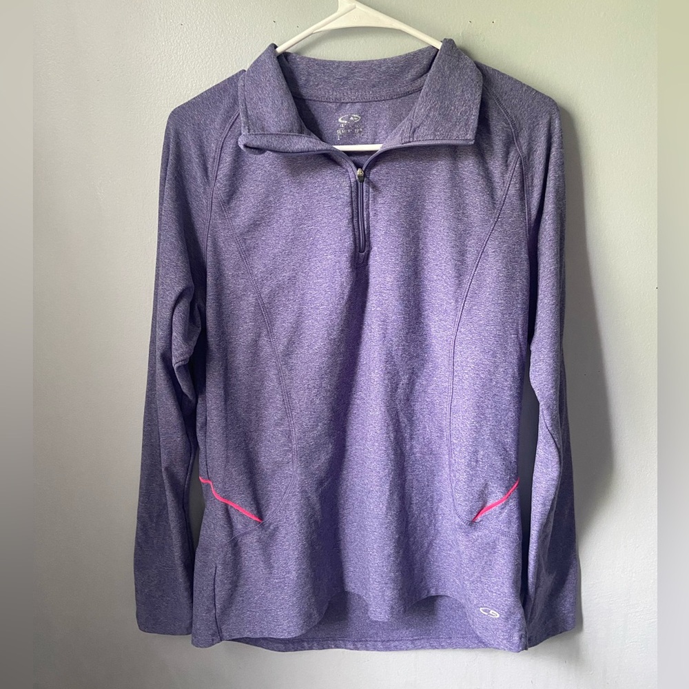 Purple Quarter-Zip Pullover